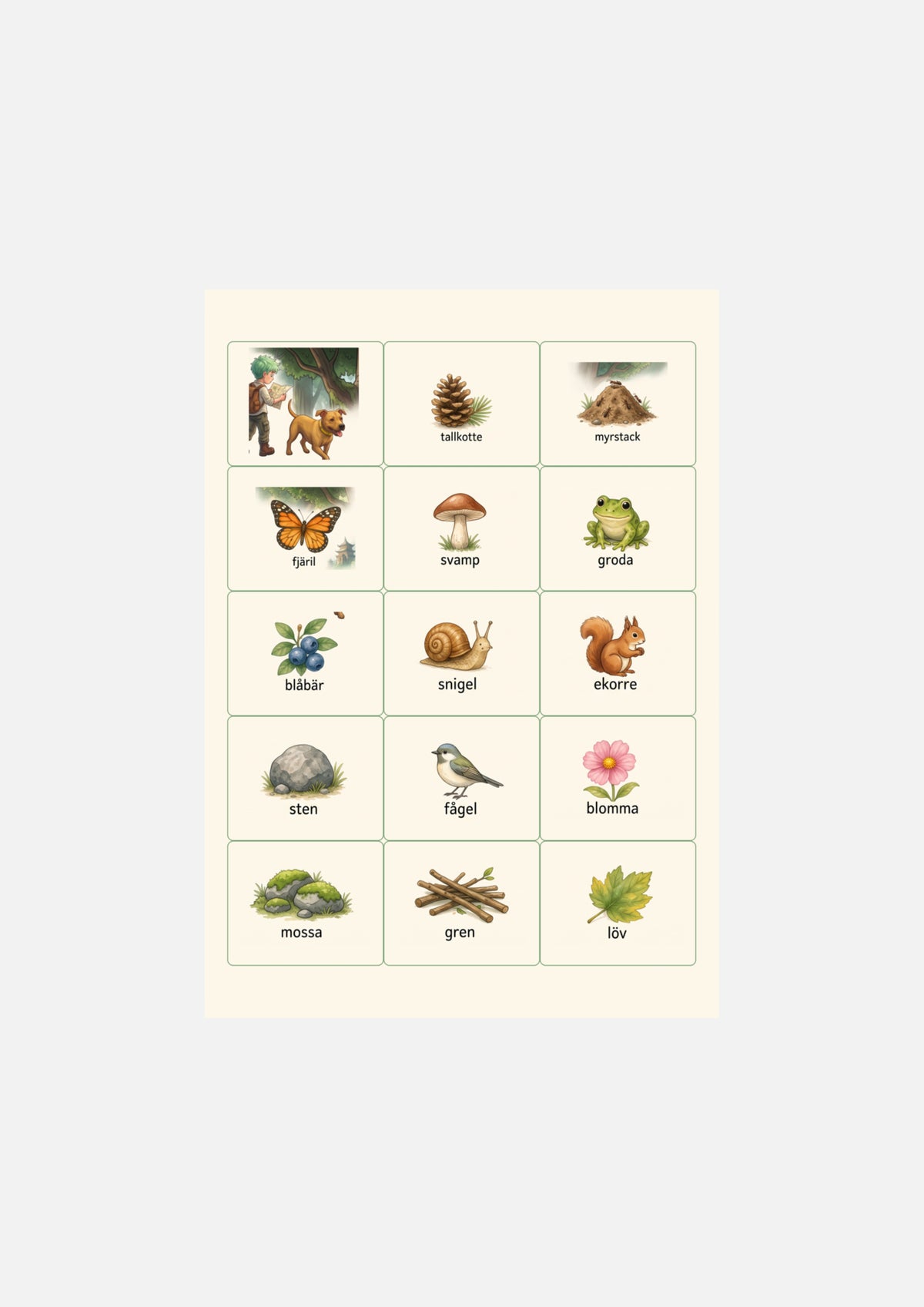 Naturbingo PDF